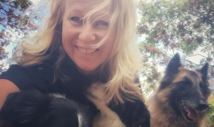 Katarina med ID-hundarna